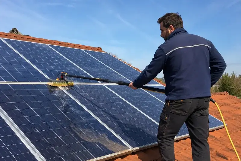 Nettoyage et entretien de panneaux solaires à Logrian-Florian